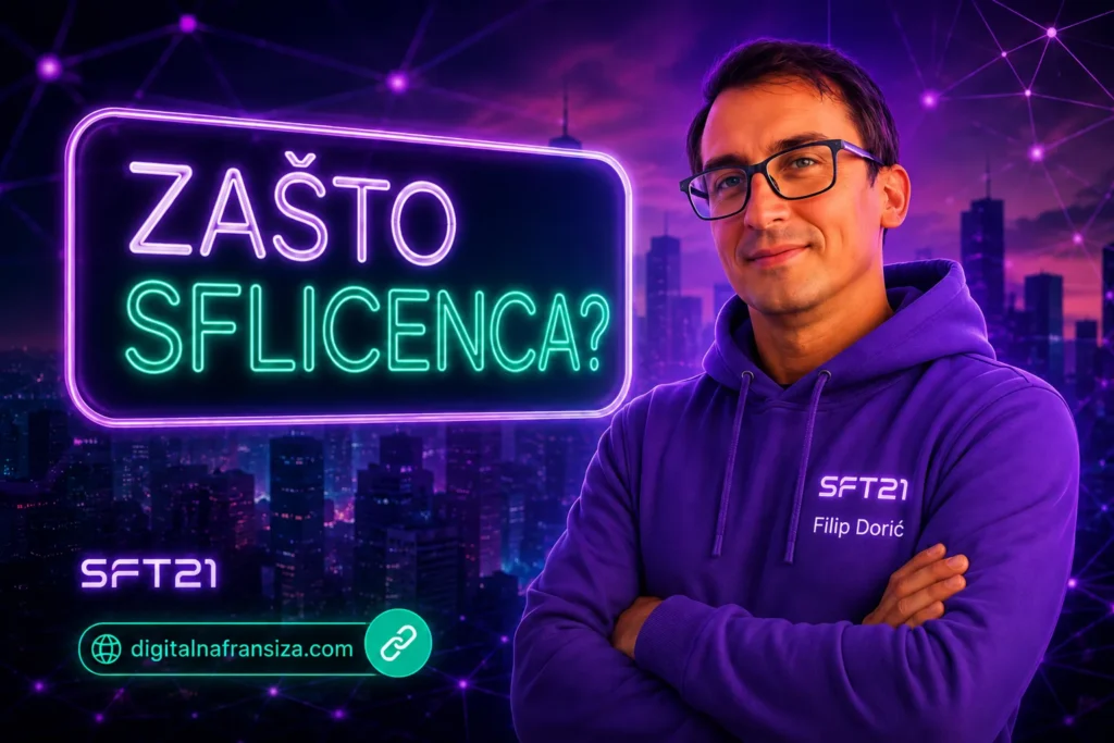 Zašto SFlicenca – Filip Dorić predstavlja SFT21 Business Concept i digitalni ekosustav