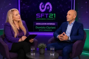 Ekskluzivni intervju: Domizio Cipriani razgovara sa Sanjom Andrijić Marinović o financijama, etici, liderstvu i viziji SFT21 projekta.