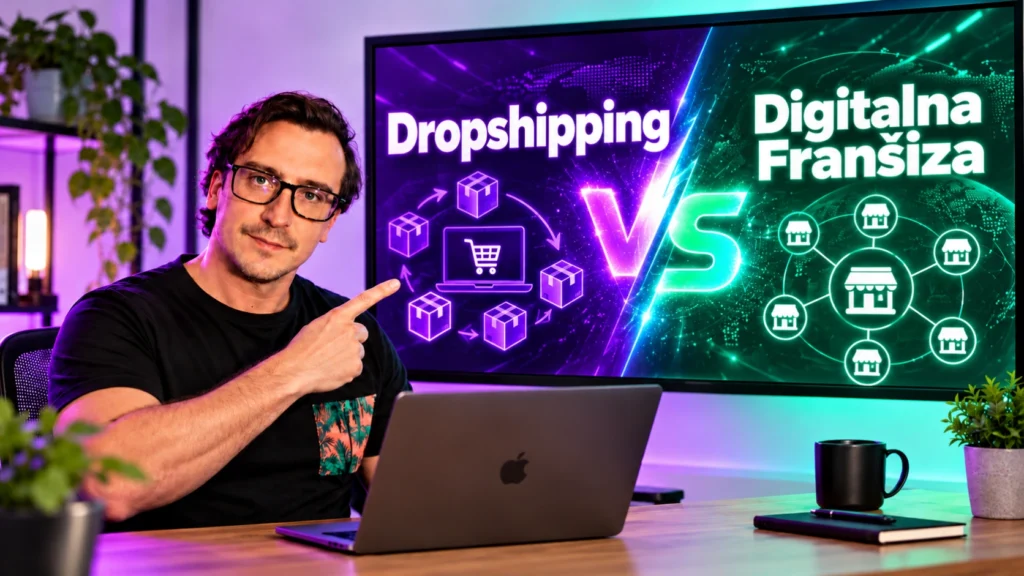 Dropshipping vs digitalna franšiza – Filip Dorić uspoređuje klasični dropshipping model s digitalnom franšizom i povezanim SFT21 poslovnim ekosustavom.